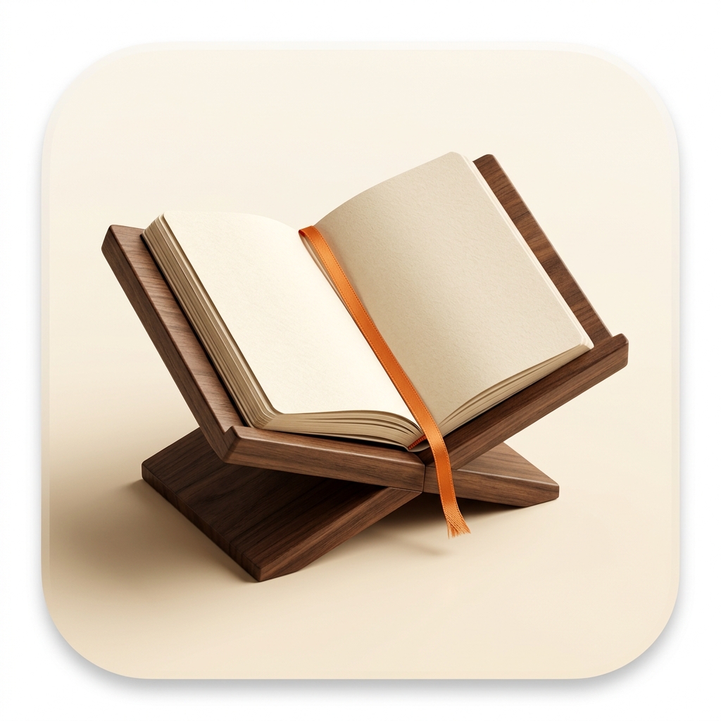 Icon exploration: a book stand